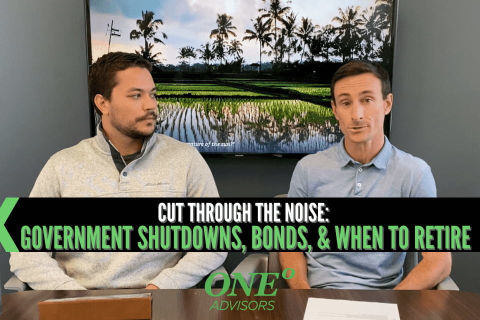 Government Shutdowns, Bonds, and When To Retire: Cut Through The Noise