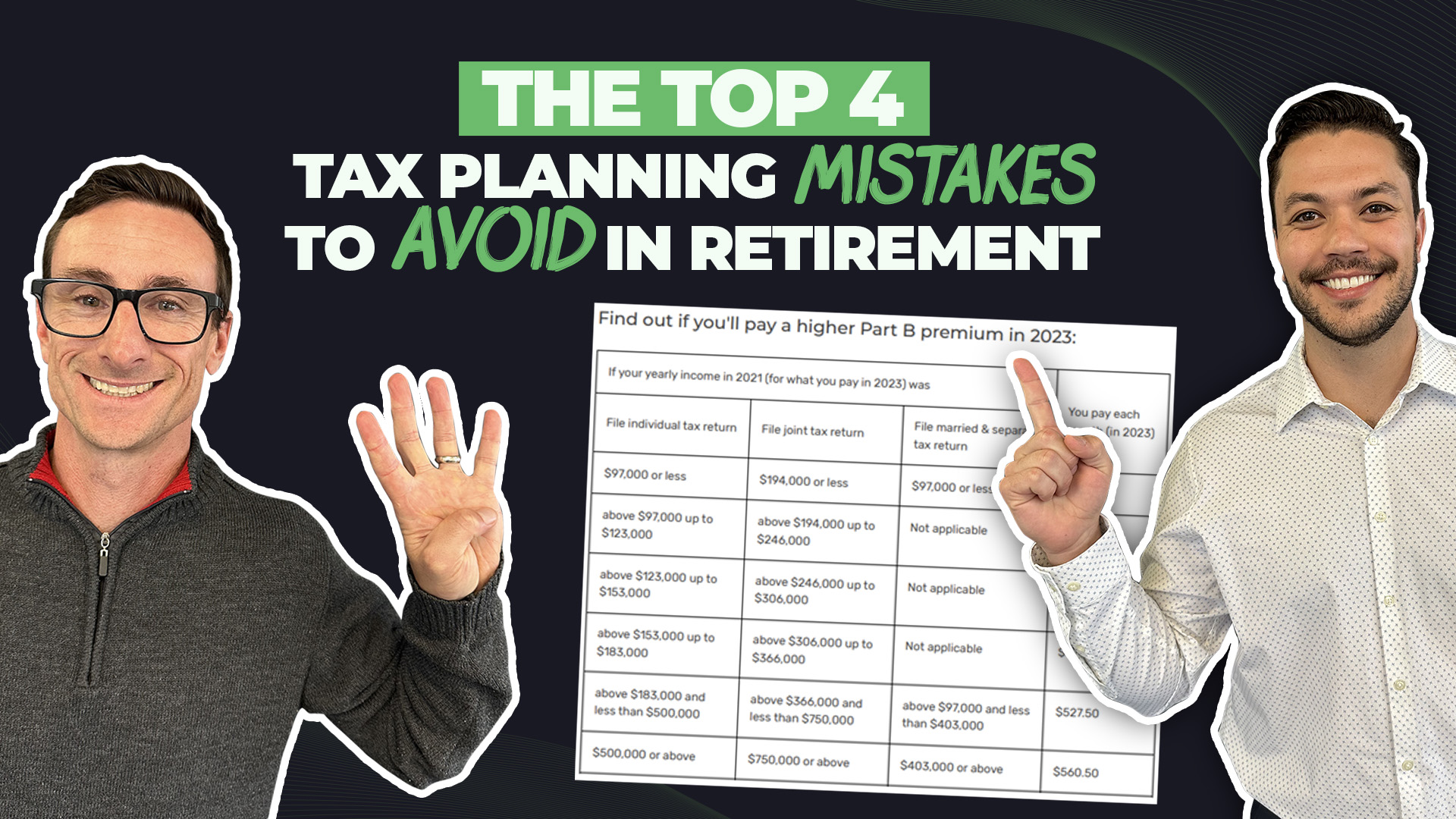 The Top 4 Tax Planning Mistakes to Avoid in Retirement